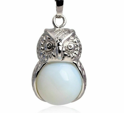 Collana ciondolo gufo vera
