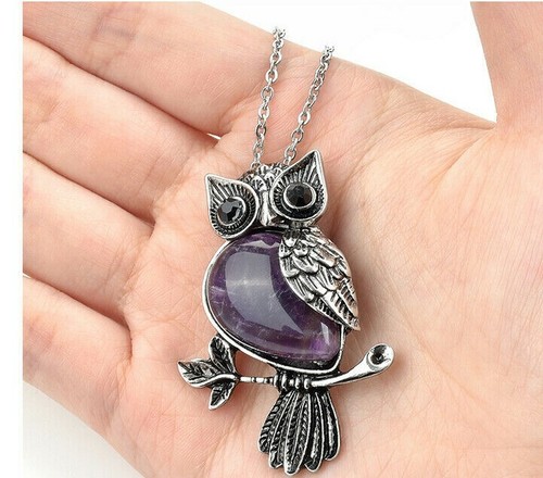 Collana donna ciondolo gufo