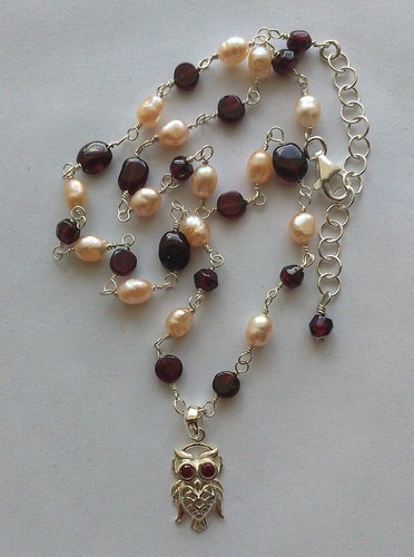 Collana perle fiume rosa - perle, di