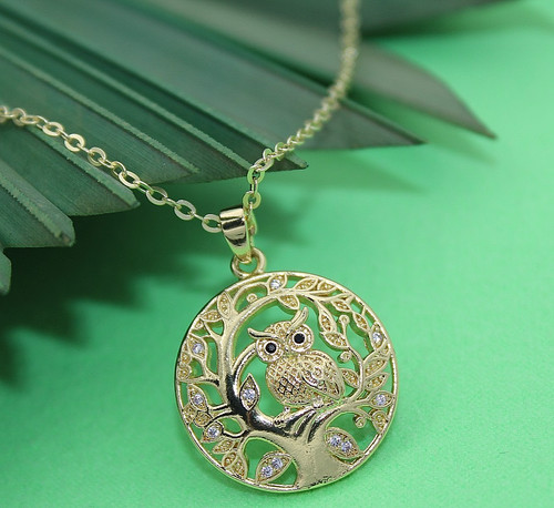 Collana donna gufo - 🦉, albero