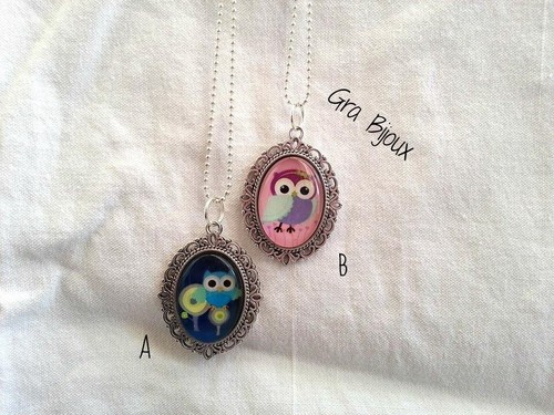 Collana ciondolo cammeo - , con