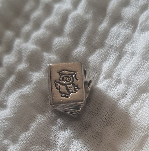 Charm pandora libro con - pandora, gufo