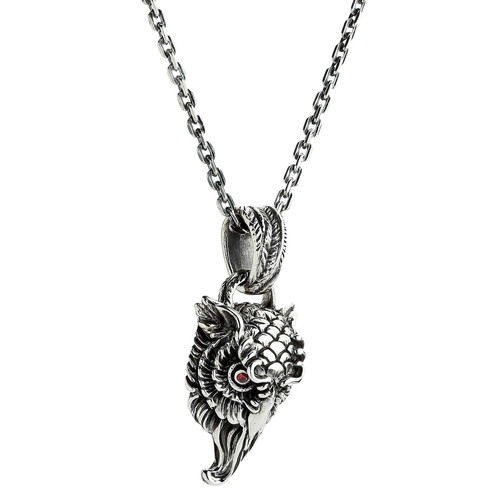 Collana con ciondolo gufo - , in